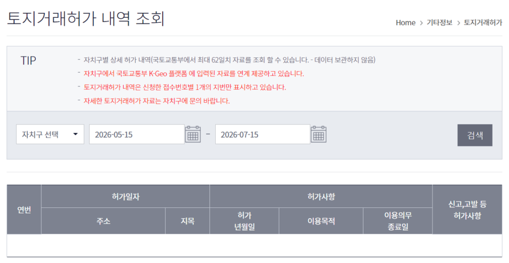 토지거래허가구역