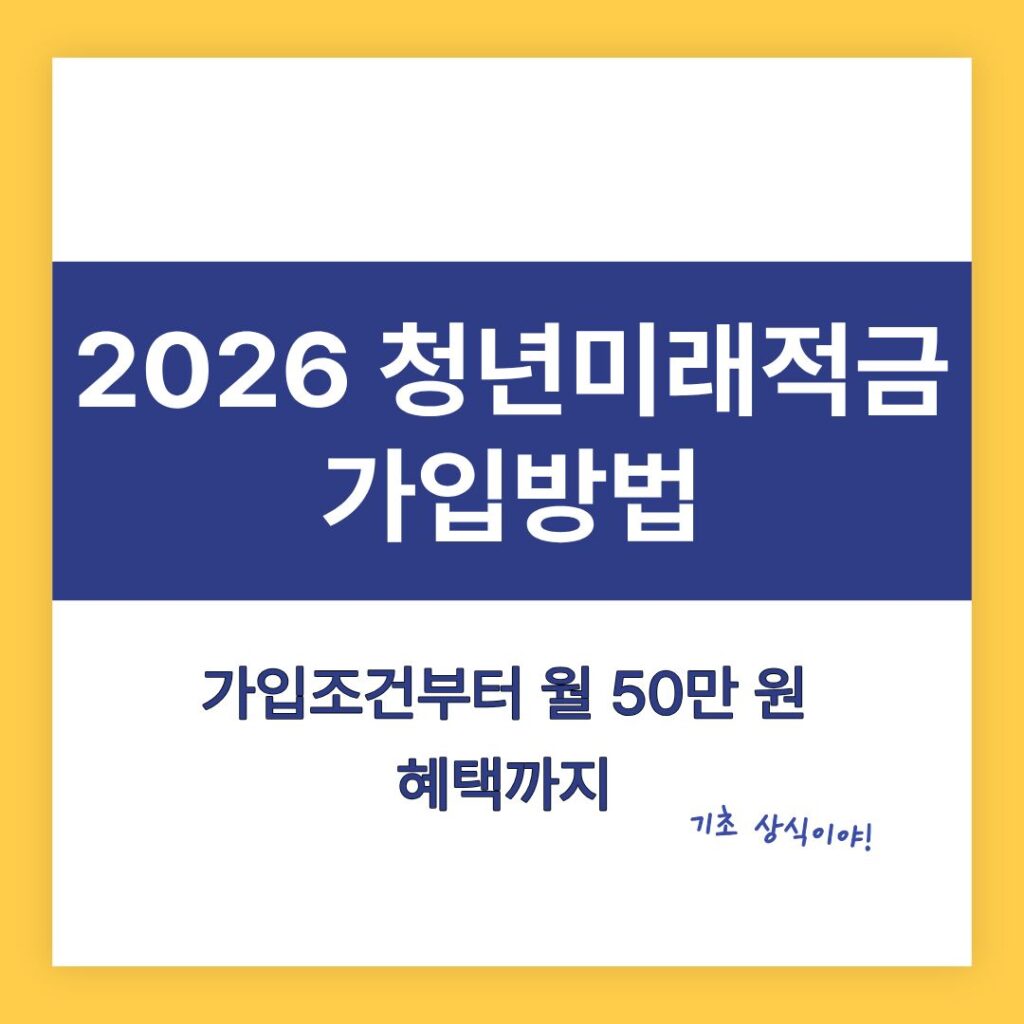 2026 청년미래적금